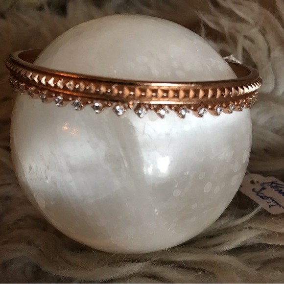 KENDRA SCOTT bracelet rose GOLD MARY CAROLINE crystals LIMITED EDITION 
EUC - Picture 7 of 7